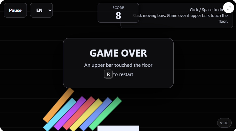 棒つみゲーム（物理）Stack Bars Physics のサムネイル